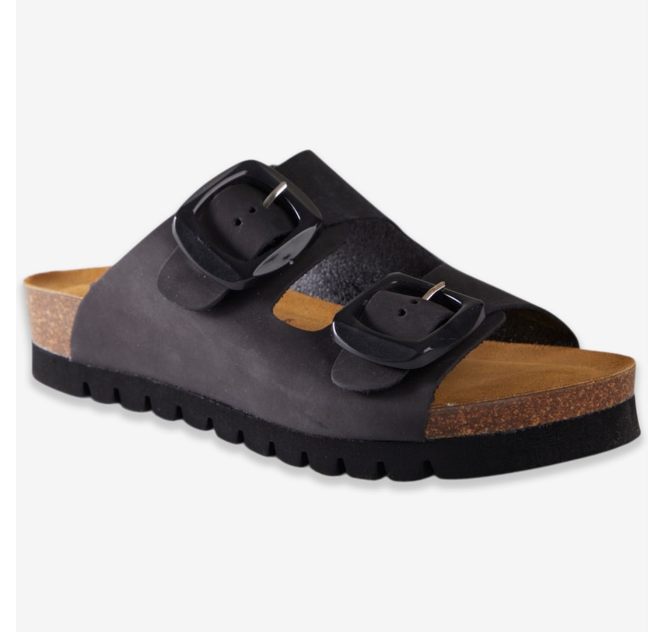 Image 121348_BLK.jpg, Product 121-348 / Price $129.99, Plakton Calla Dual Strap Sandal from Plakton on TSC.ca's Shoes department