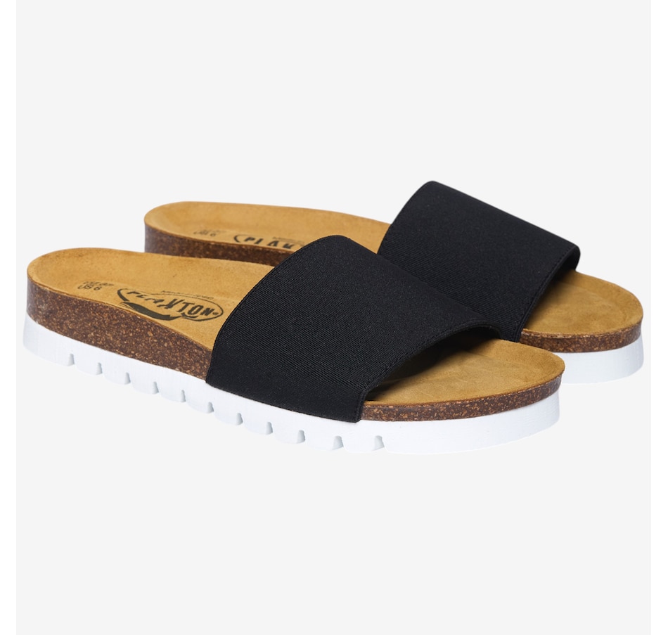 Image 121354_BLK.jpg, Product 121-354 / Price $99.99, Plakton Bacardi Slide from Plakton on TSC.ca's Shoes department