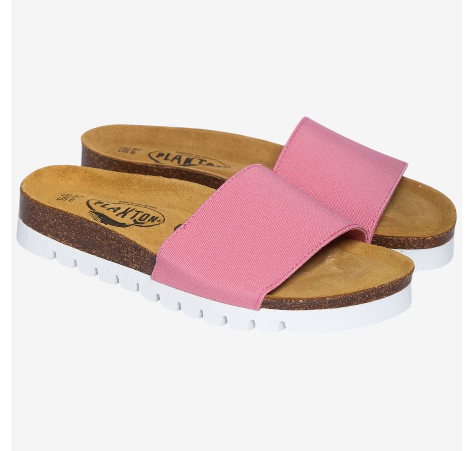 Image 121354_PNK.jpg, Product 121-354 / Price $99.99, Plakton Bacardi Slide from Plakton on TSC.ca's Shoes department