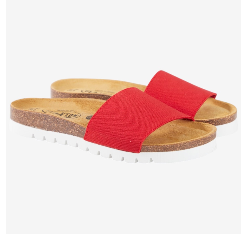 Image 121354_RED.jpg, Product 121-354 / Price $99.99, Plakton Bacardi Slide from Plakton on TSC.ca's Shoes department