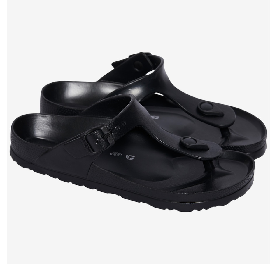 Image 121356_BLK.jpg, Product 121-356 / Price $59.99, Plakton Wendy Toe Post Sandal from Plakton on TSC.ca's Shoes department