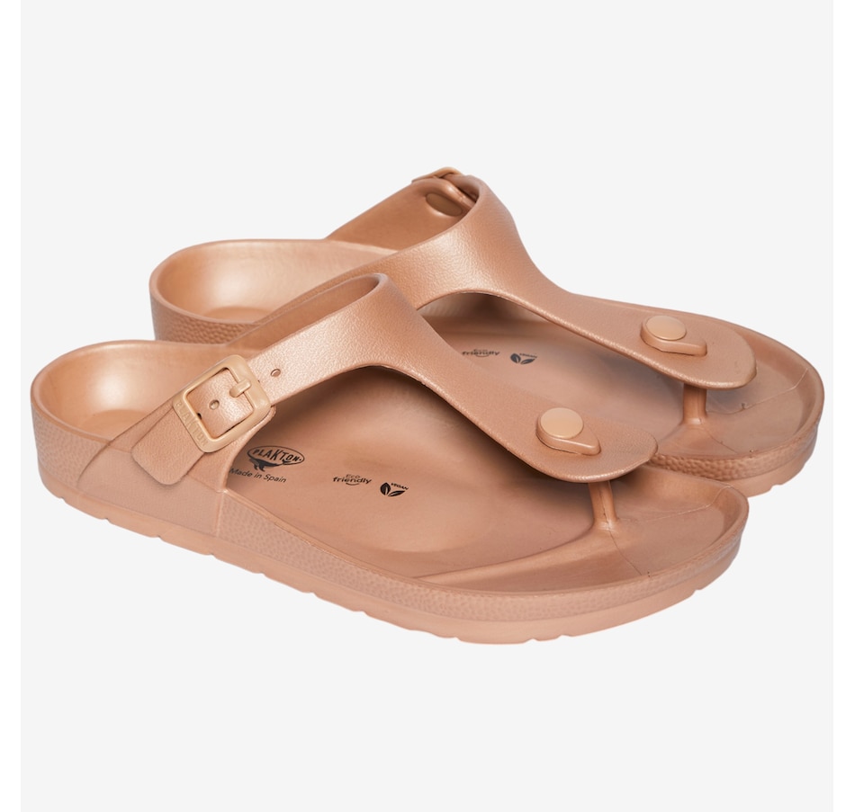 Image 121356_METC.jpg, Product 121-356 / Price $59.99, Plakton Wendy Toe Post Sandal from Plakton on TSC.ca's Shoes department