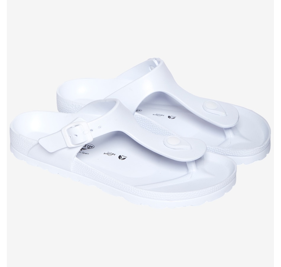 Image 121356_WHT.jpg, Product 121-356 / Price $59.99, Plakton Wendy Toe Post Sandal from Plakton on TSC.ca's Shoes department