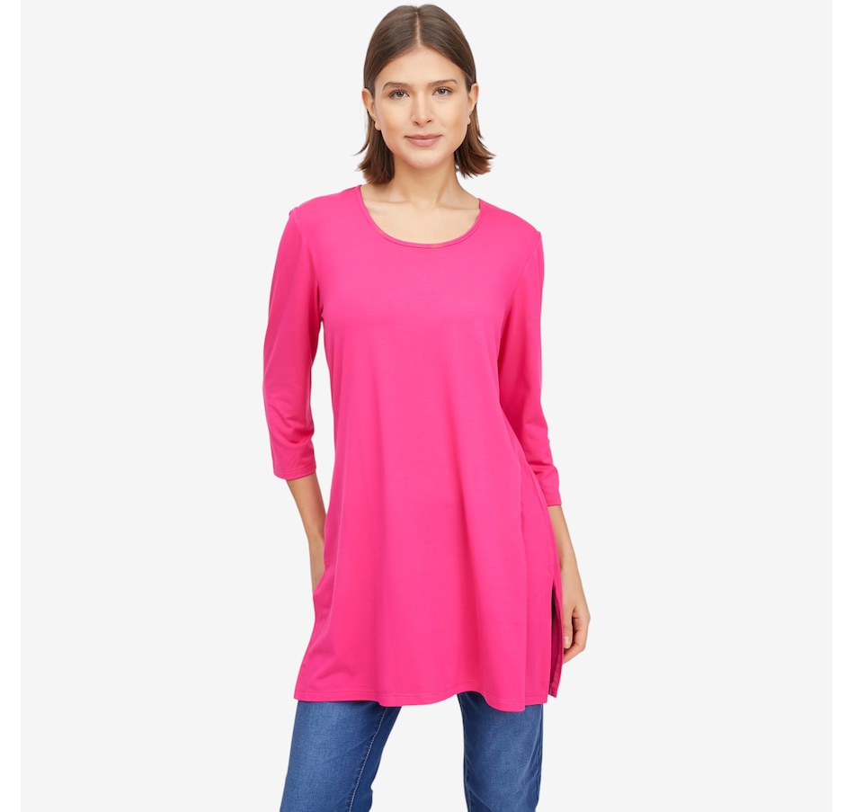Image 121379_BRY.jpg, Product 121-379 / Price $69.99, Mr. Max Ultra Modal Tunic with Side Slits from Mr. Max on TSC.ca's Fashion department
