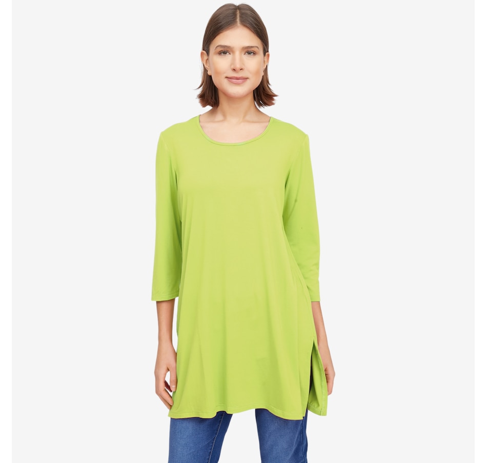 Image 121379_LTG.jpg, Product 121-379 / Price $69.99, Mr. Max Ultra Modal Tunic with Side Slits from Mr. Max on TSC.ca's Fashion department