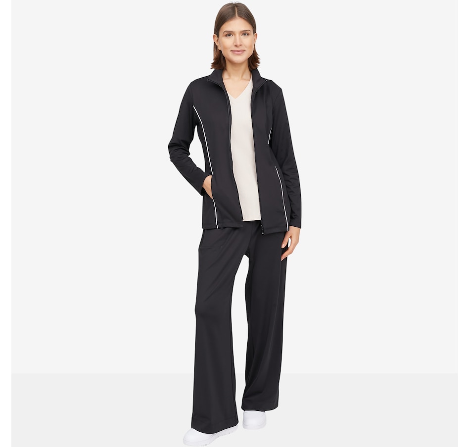 Image 121389_ALTMORE4.jpg, Product 121-389 / Price $79.88, Mr. Max Light Scuba Zip Jacket with Contrast Piping Detail from Mr. Max on TSC.ca's Fashion department
