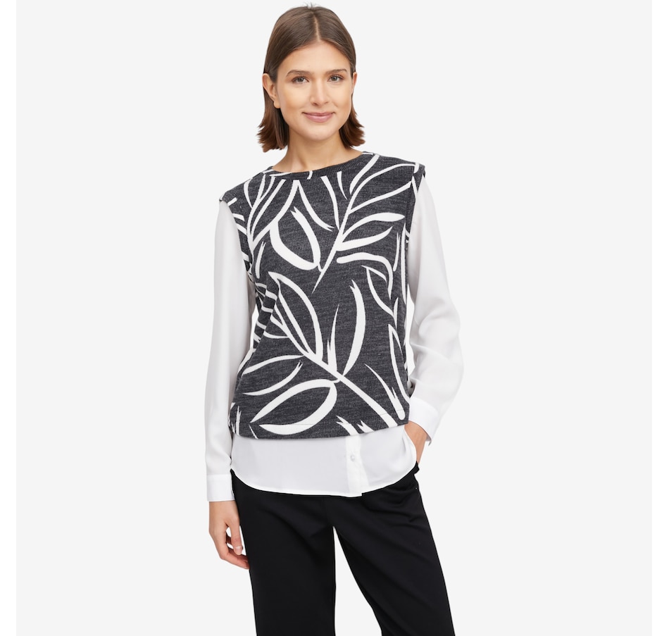 Image 121393_CHRIV.jpg, Product 121-393 / Price $79.99, Mr. Max Super Soft Knit 2-in-1 Top from Mr. Max on TSC.ca's Fashion department