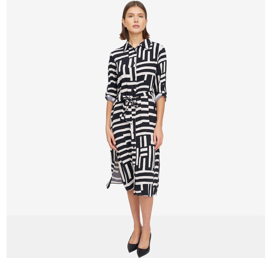 Image 121394_BKD.jpg, Product 121-394 / Price $99.99, Mr. Max Geo Print Shirt Dress from Mr. Max on TSC.ca's Fashion department