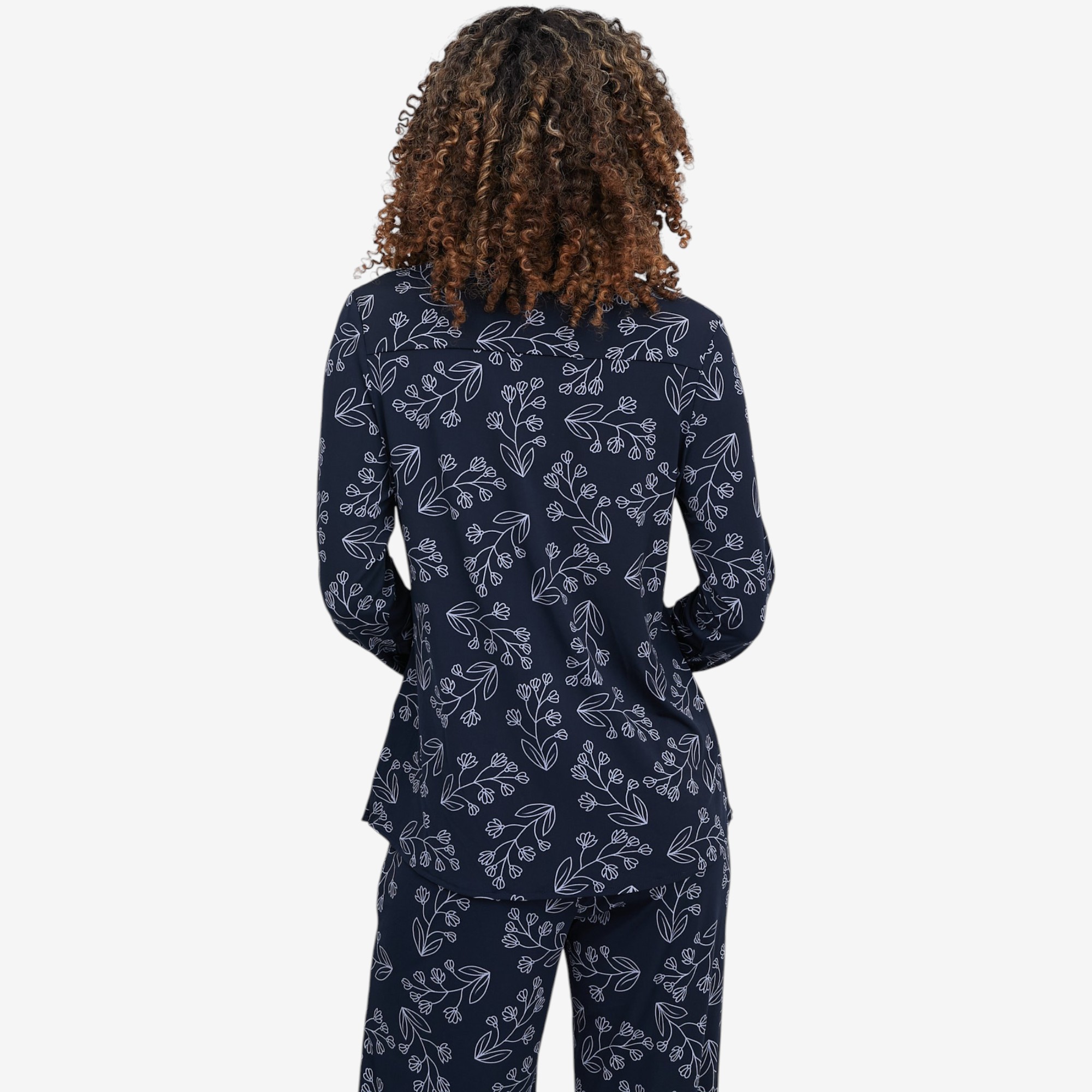 Badgley Mischka Terry Long Sleeve Printed Shirt - TSC.ca
