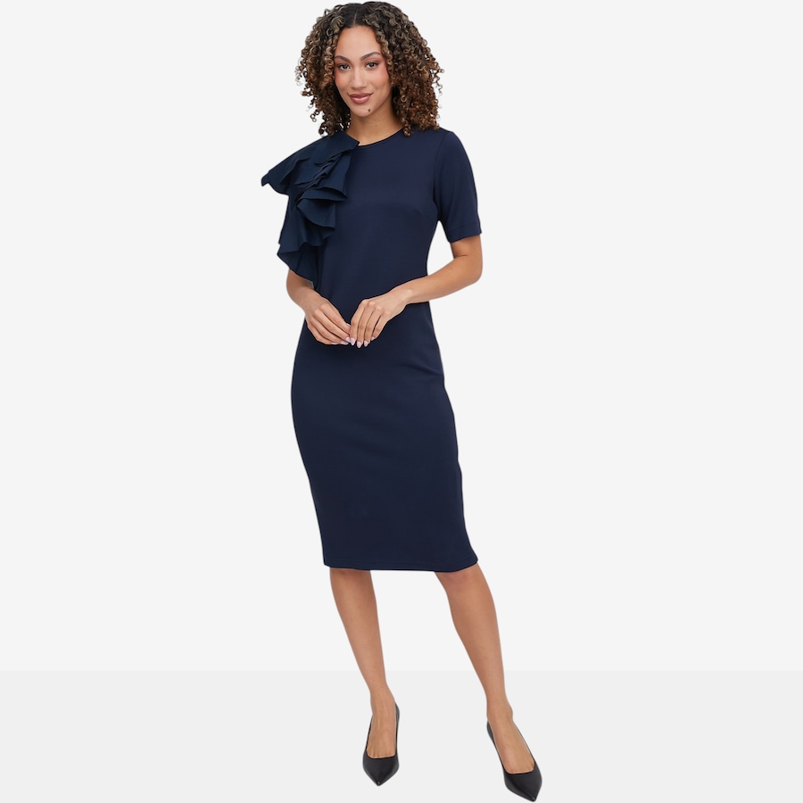Image 121410_NVY.jpg, Product 121-410 / Price $79.88, Badgley Mischka Sadie Scuba Dress from Badgley Mischka on TSC.ca's Fashion department