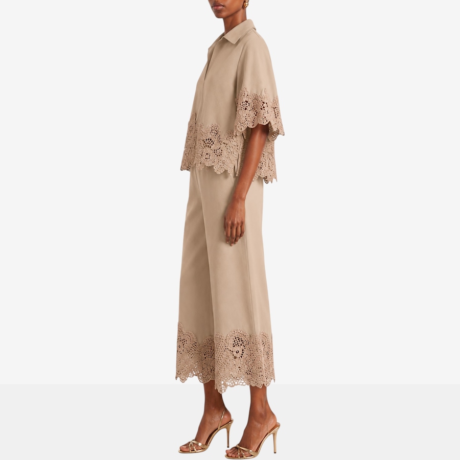 Image 121419_ALTMORE3.jpg, Product 121-419 / Price $64.88, Badgley Mischka Tate Wide Leg Pant with Lace Trim from Badgley Mischka on TSC.ca's Fashion department