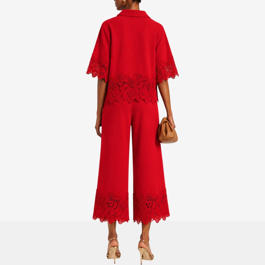 Image 121419_ALTMORE6.jpg, Product 121-419 / Price $64.88, Badgley Mischka Tate Wide Leg Pant with Lace Trim from Badgley Mischka on TSC.ca's Fashion department