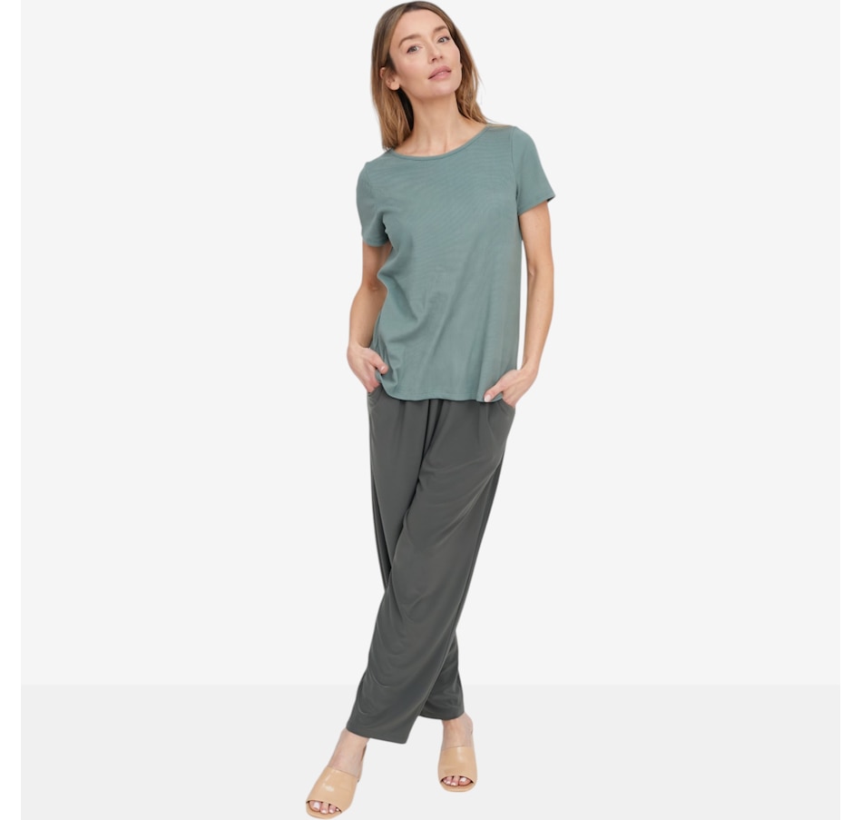 Image 121474_ALTMORE3.jpg, Product 121-474 / Price $59.99, Kim & Co. Deluxe Brazil Knit Ankle Length Wellness Pant from Kim & Co. on TSC.ca's Fashion department