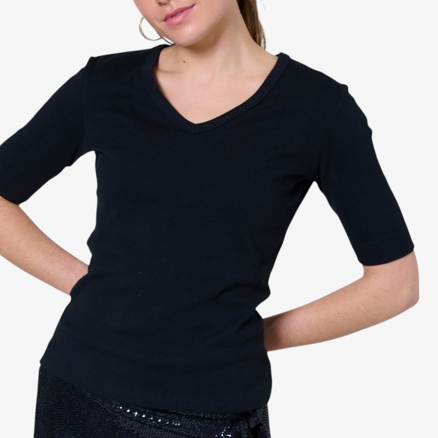 Image 121476_BLK.jpg, Product 121-476 / Price $34.88, Preloved Signa V-Neck Top from Preloved on TSC.ca's Fashion department