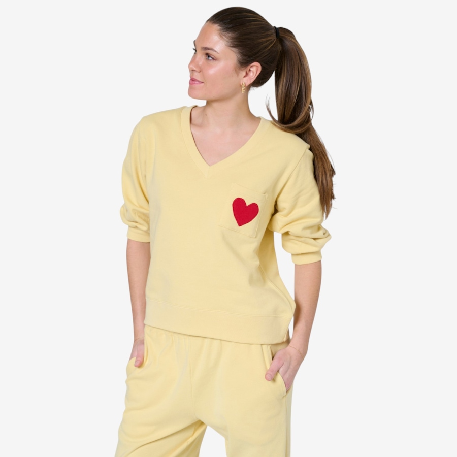 Image 121483_ALTMORE6.jpg, Product 121-483 / Price $74.88, Preloved Anja V-Neck Heart Pocket Sweatshirt from Preloved on TSC.ca's Fashion department