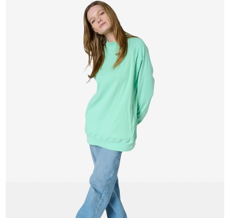 Image 121523_BEVGS.jpg, Product 121-523 / Price $65.00, Preloved Jackie Mock Neck Sweatshirt from Preloved on TSC.ca's Fashion department