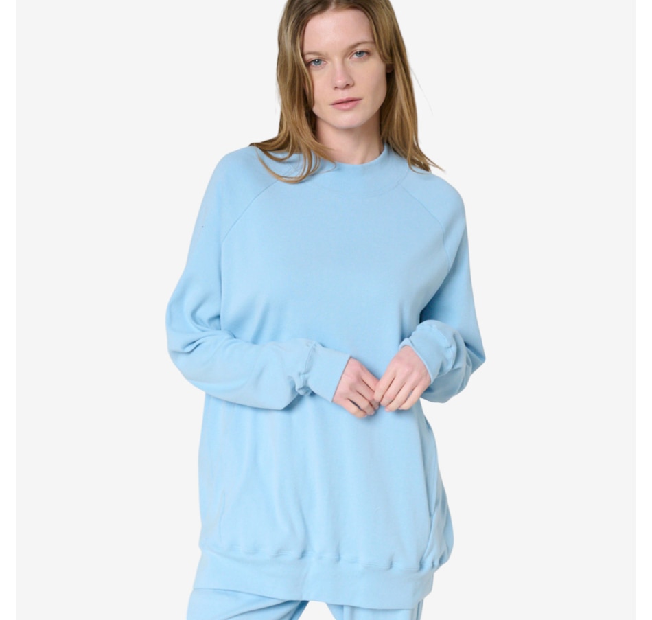 Image 121523_SKYRE.jpg, Product 121-523 / Price $65.00, Preloved Jackie Mock Neck Sweatshirt from Preloved on TSC.ca's Fashion department