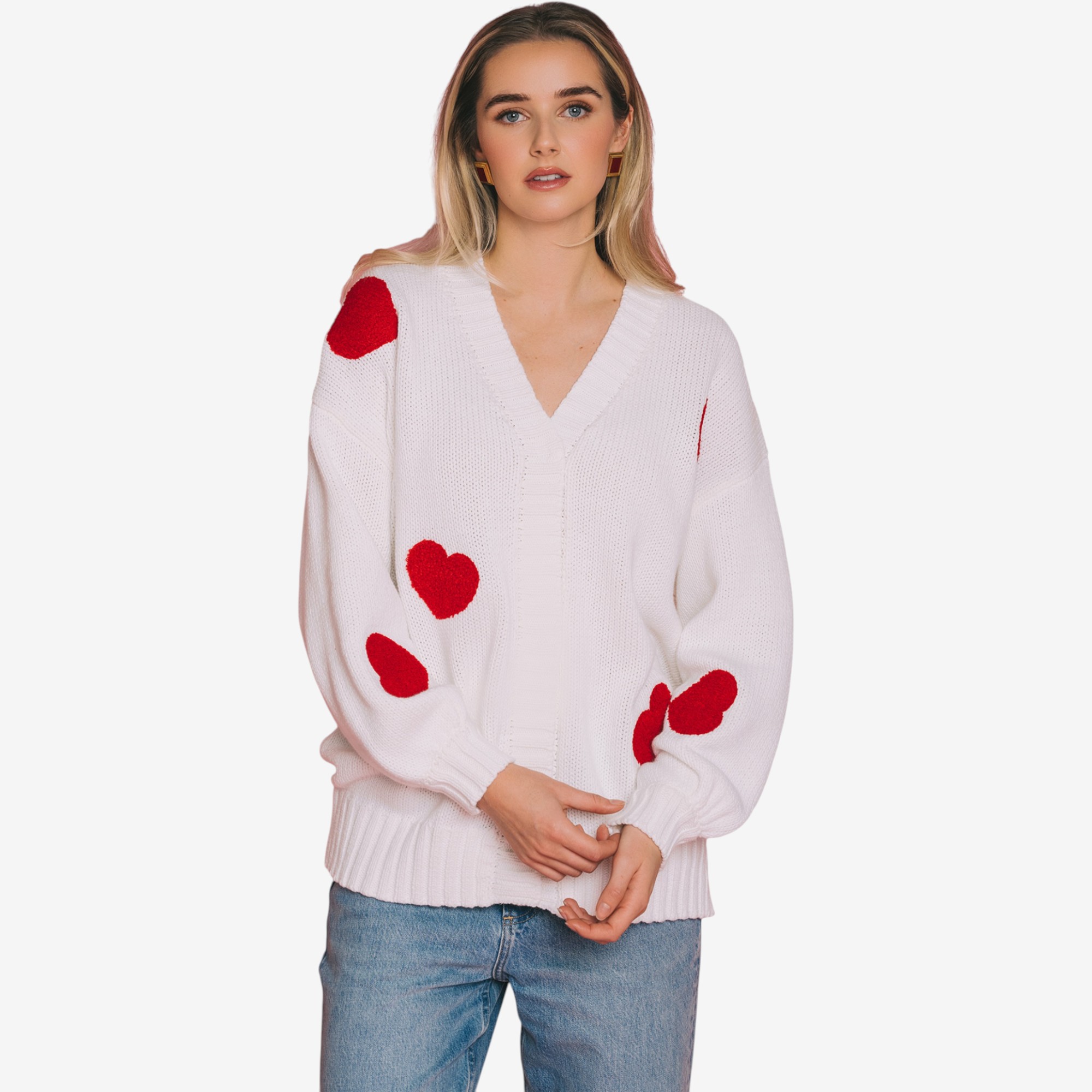 Brunette the Label Oversized Patch Cardigan - TSC.ca