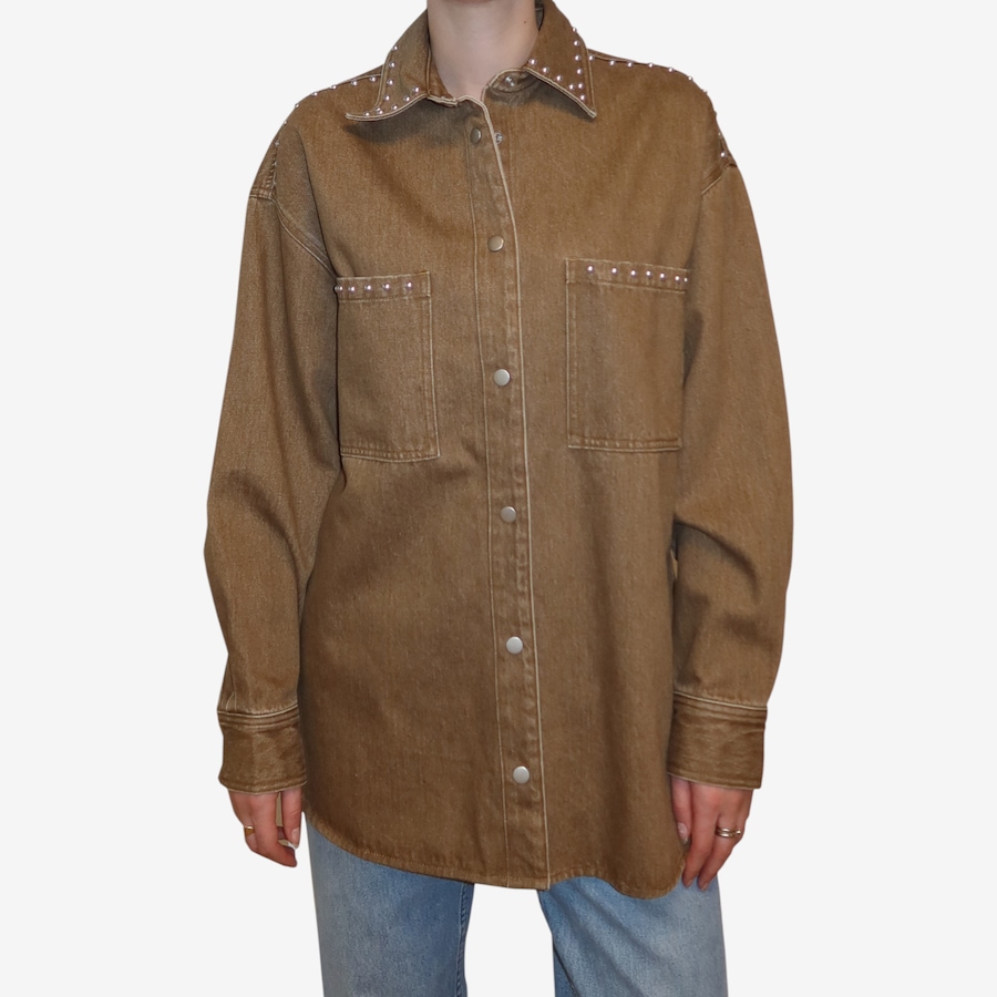 Image 121531_KHA.jpg, Product 121-531 / Price $99.88, Brunette The Label Shania Jacket with Studs from Brunette The Label on TSC.ca's Fashion department