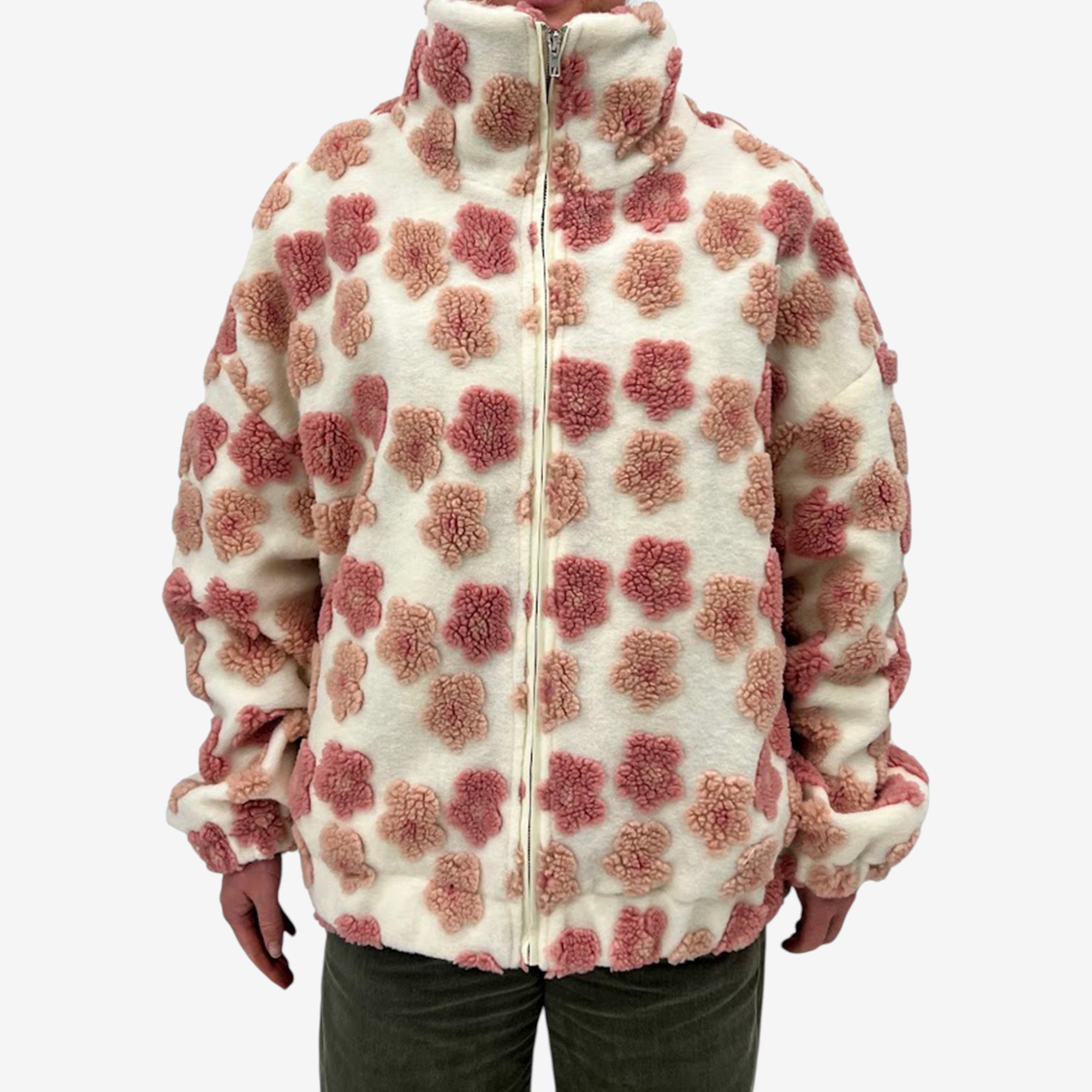 Brunette The Label Floral Sherpa Jacket - TSC.ca