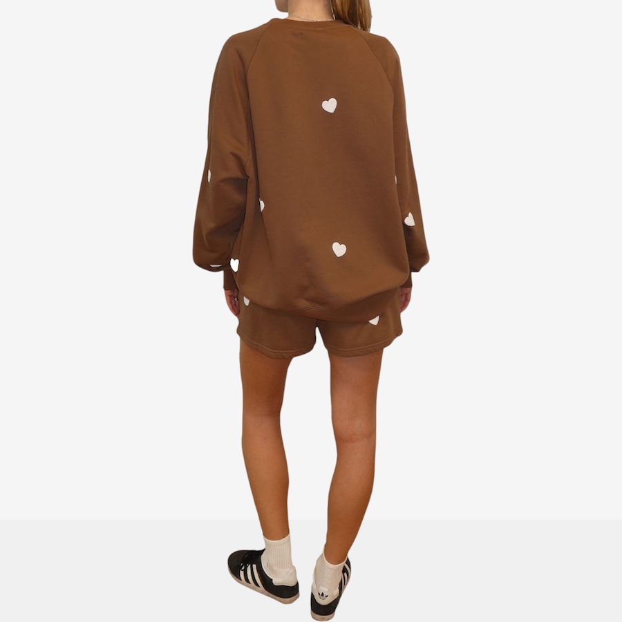Image 121542_ALTMORE2.jpg, Product 121-542 / Price $88.00, Brunette The Label All Over Heart Little Sister Short from Brunette The Label on TSC.ca's Fashion department