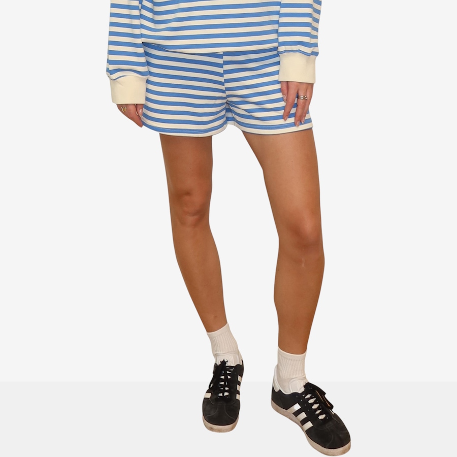 Image 121548_BLU.jpg, Product 121-548 / Price $49.88, Brunette The Label Striped Core Short from Brunette The Label on TSC.ca's Fashion department