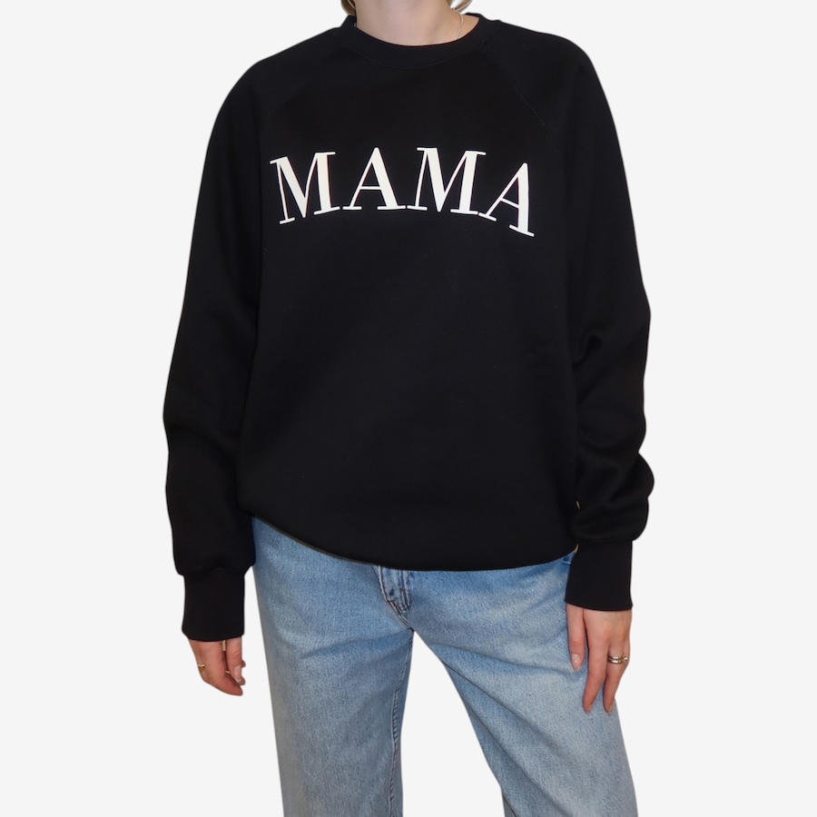 Image 121556_BLK.jpg, Product 121-556 / Price $109.00, Brunette The Label Mama NYBF Crew from Brunette The Label on TSC.ca's Fashion department