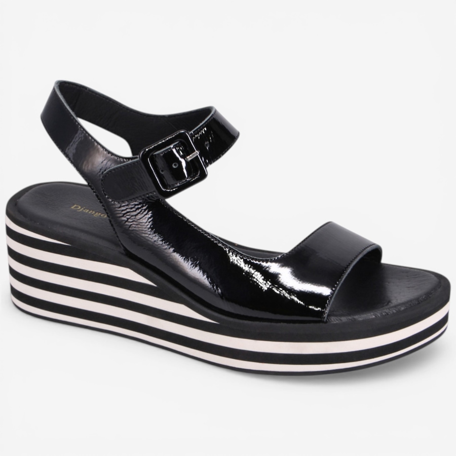 Image 121644_BLK.jpg, Product 121-644 / Price $114.88, Django and Juliette Figg Wedge Sandal from Django & Juliette on TSC.ca's Shoes department
