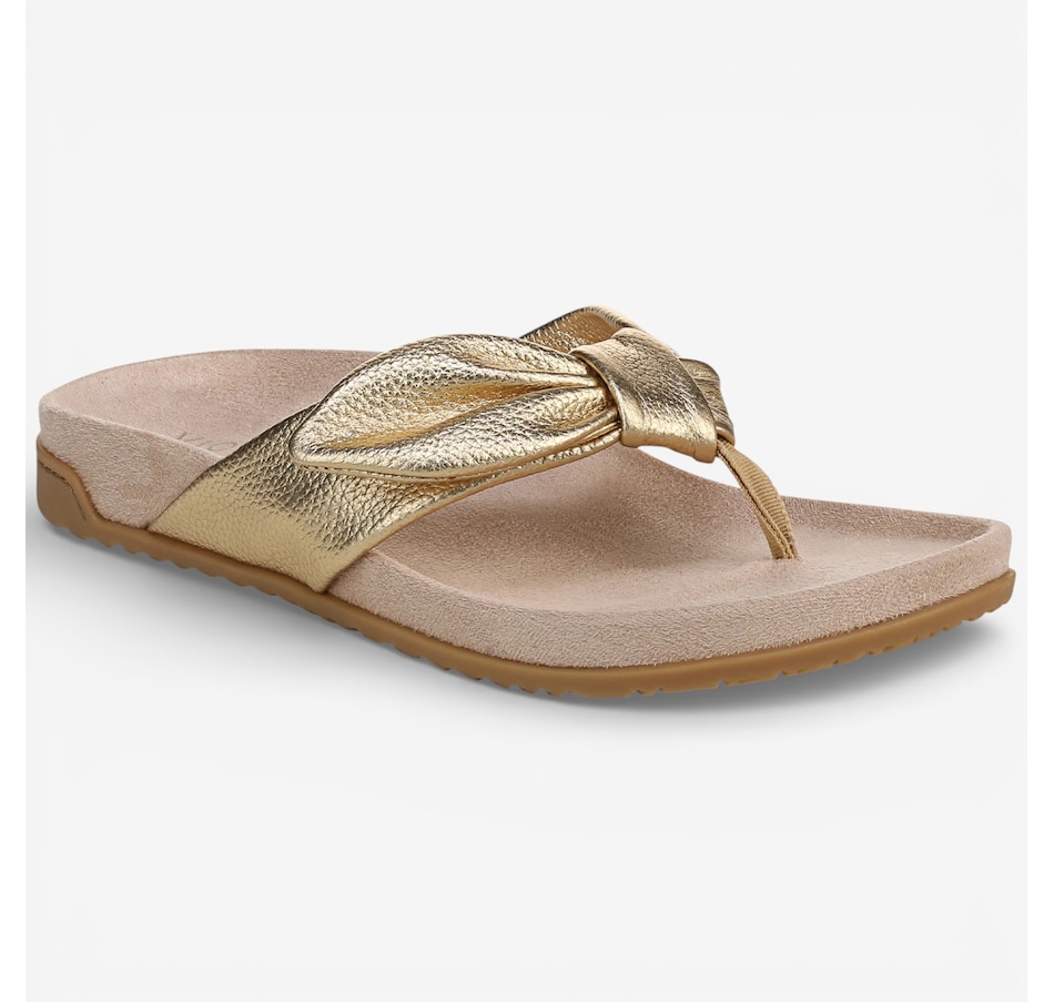 Image 121669_GLD.jpg, Product 121-669 / Price $179.95, Vionic Eva Thong Sandal from Vionic on TSC.ca's Shoes department