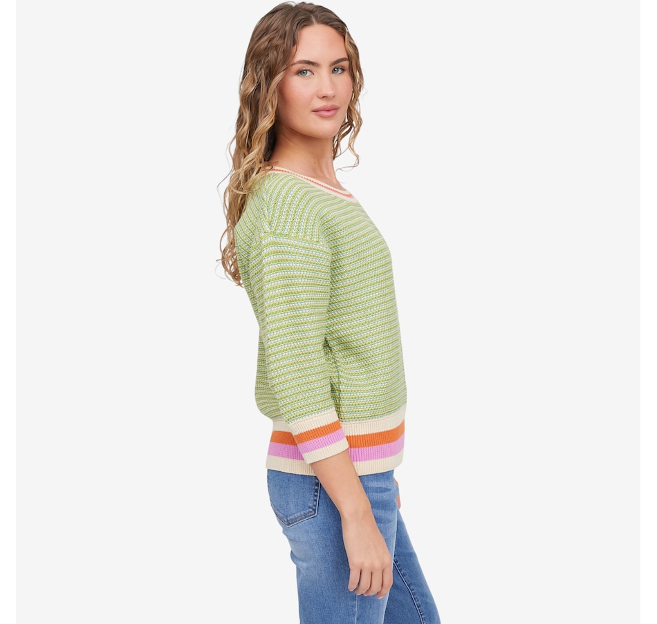 Image 121677_ALTMORE1.jpg, Product 121-677 / Price $69.88, claudia ev 3/4 Sleeve Scoop Neck Sweater from claudia ev on TSC.ca's Fashion department