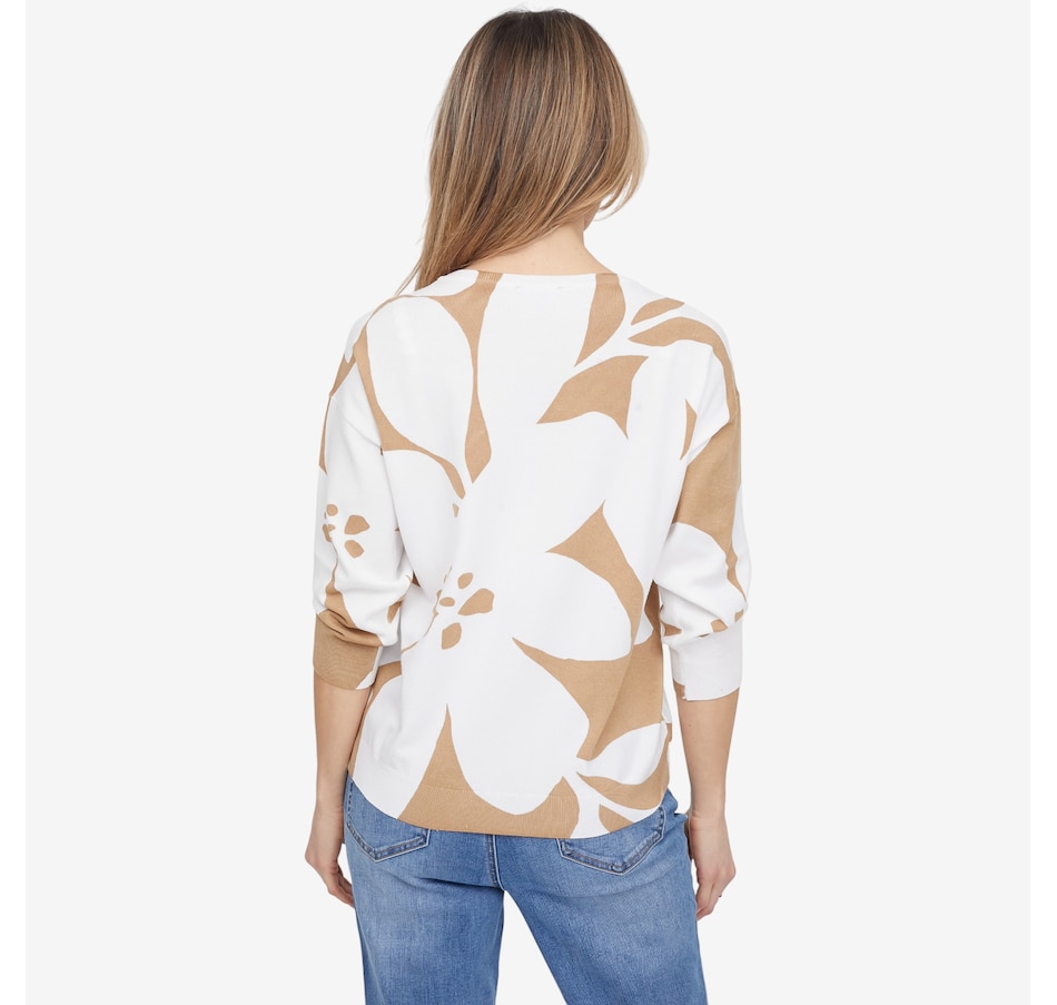 Image 121682_ALTMORE1.jpg, Product 121-682 / Price $89.00, claudia ev Soft Yarn 3/4 Sleeve Crewneck Sweater from claudia ev on TSC.ca's Fashion department