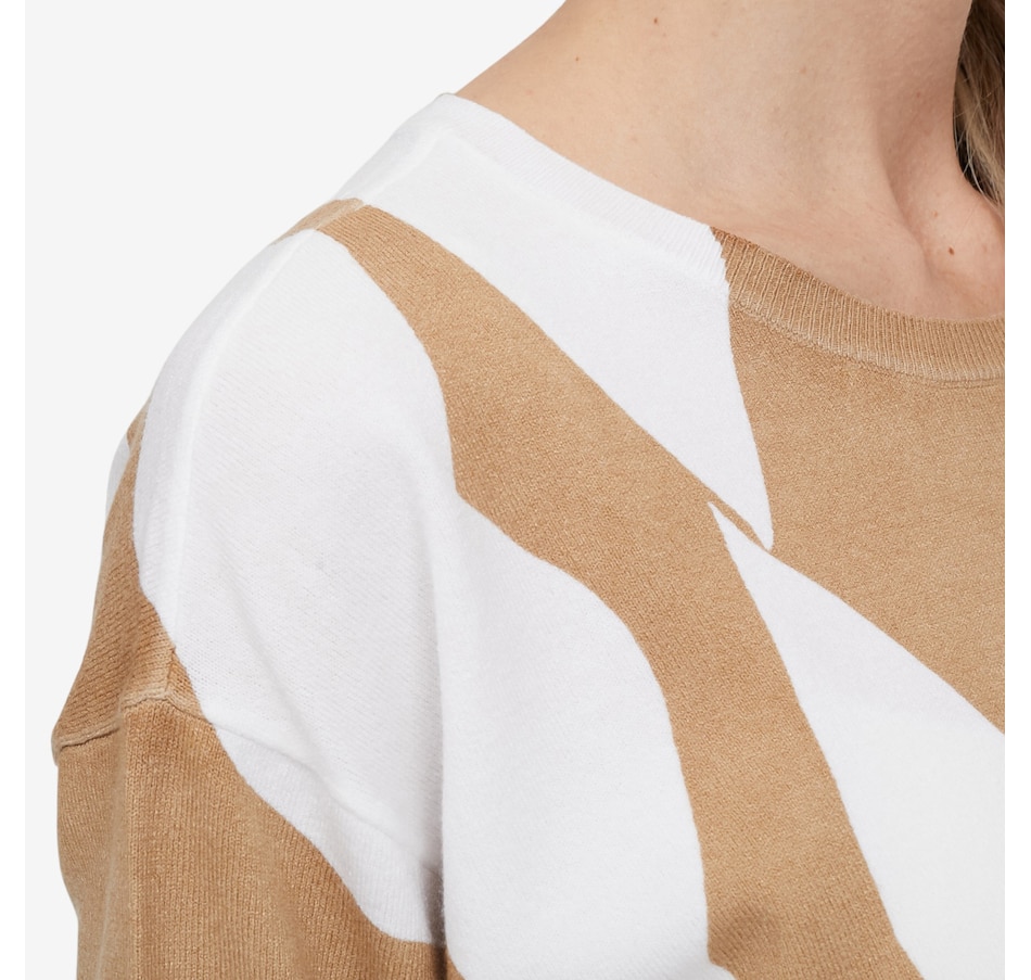 Image 121682_ALTMORE2.jpg, Product 121-682 / Price $89.00, claudia ev Soft Yarn 3/4 Sleeve Crewneck Sweater from claudia ev on TSC.ca's Fashion department