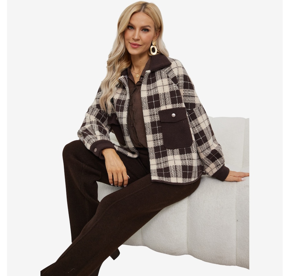 Image 121685_MOC.jpg, Product 121-685 / Price $94.99, Orange Fashion Village Drummond Shacket from Orange Fashion Village on TSC.ca's Fashion department