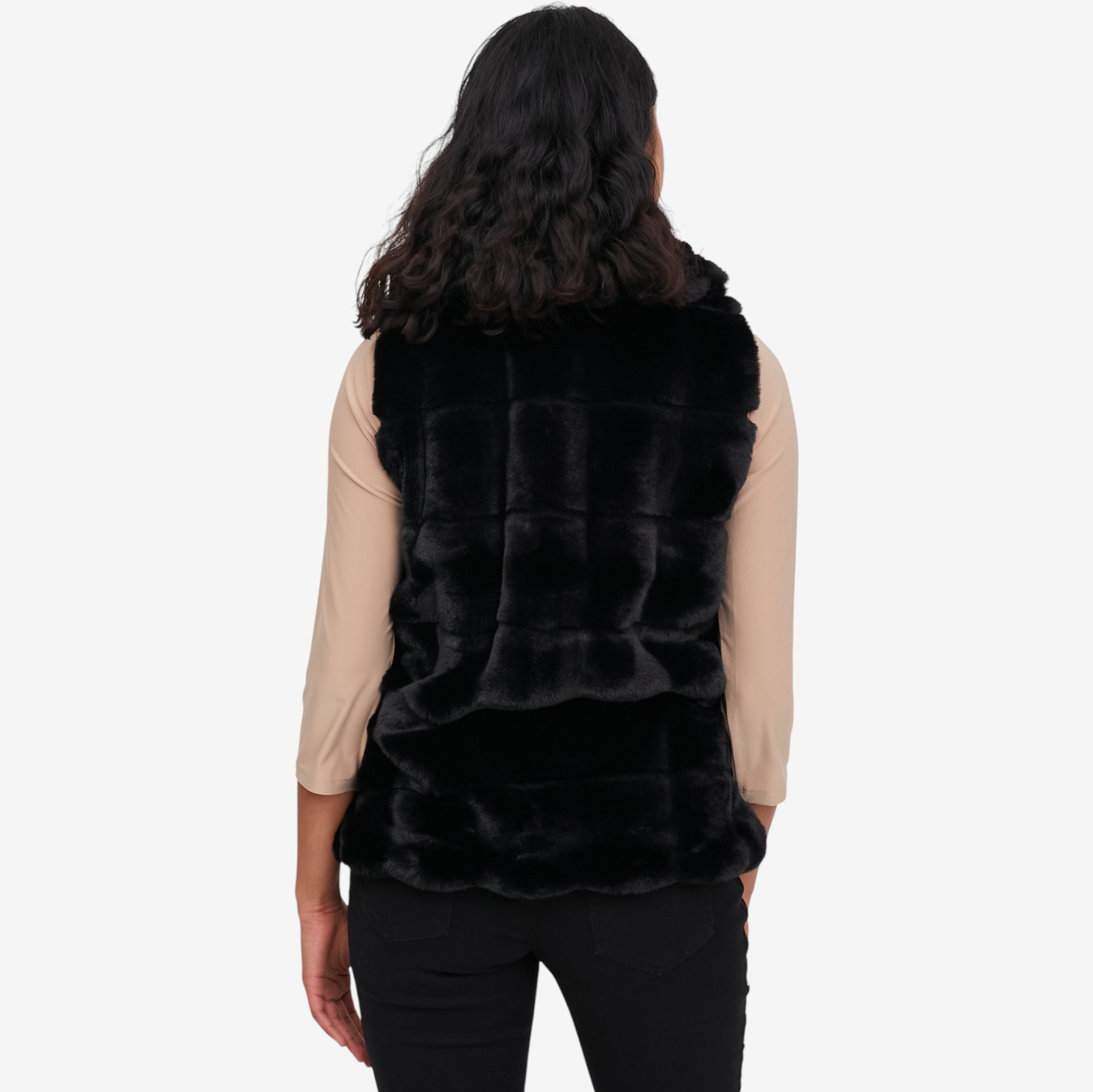 Nina Leonard Faux Fur Vest - TSC.ca