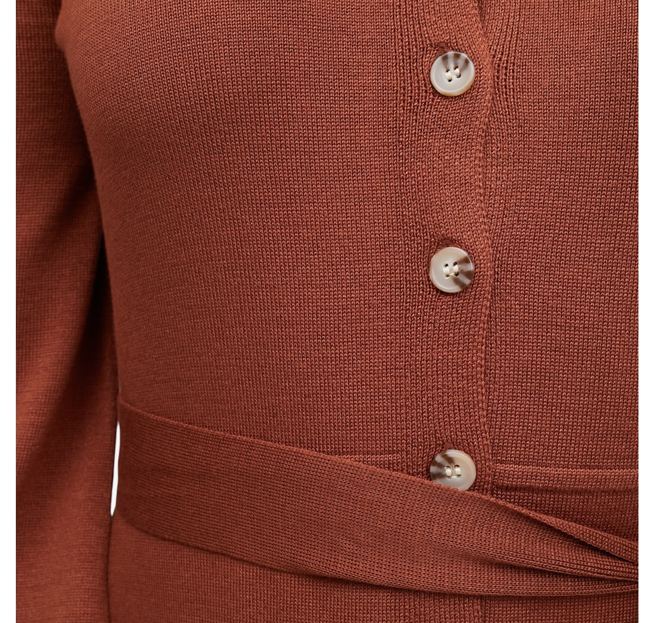 Image 121695_ALTMORE3.jpg, Product 121-695 / Price $69.99, Nina Leonard Button Front Sweater Dress from Nina Leonard on TSC.ca's Fashion department