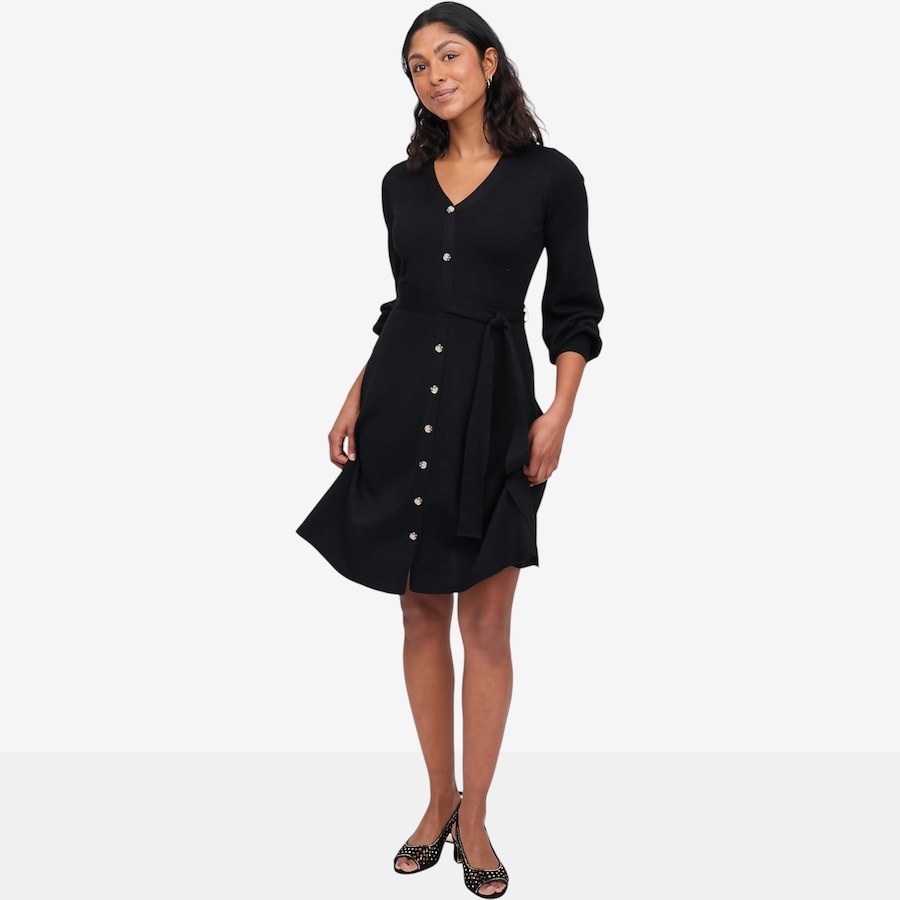 Image 121695_ALTMORE4.jpg, Product 121-695 / Price $19.33, Nina Leonard Button Front Sweater Dress from Nina Leonard on TSC.ca's Fashion department