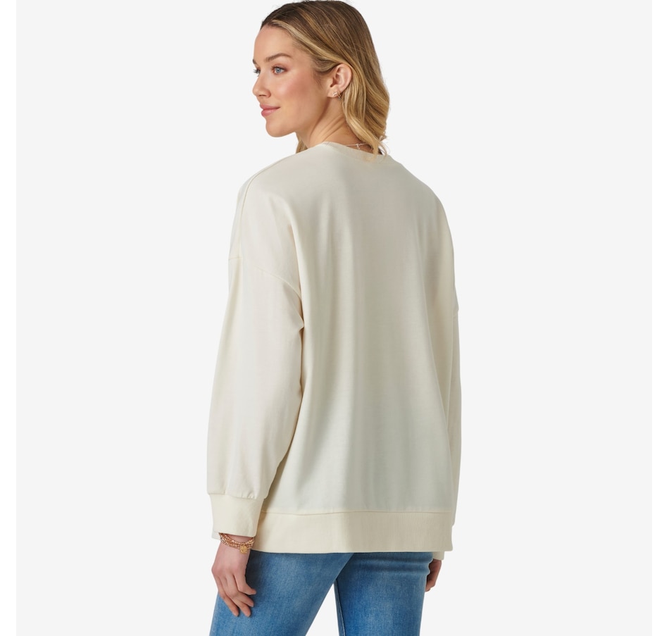 Image 121704_ALTMORE2.jpg, Product 121-704 / Price $64.88, Charlie Paige Relaxed Crew Neck Pullover from Charlie Paige on TSC.ca's Fashion department