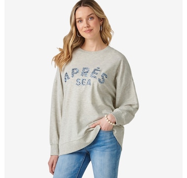 Charlie Paige Relaxed Crew Neck Pullover
