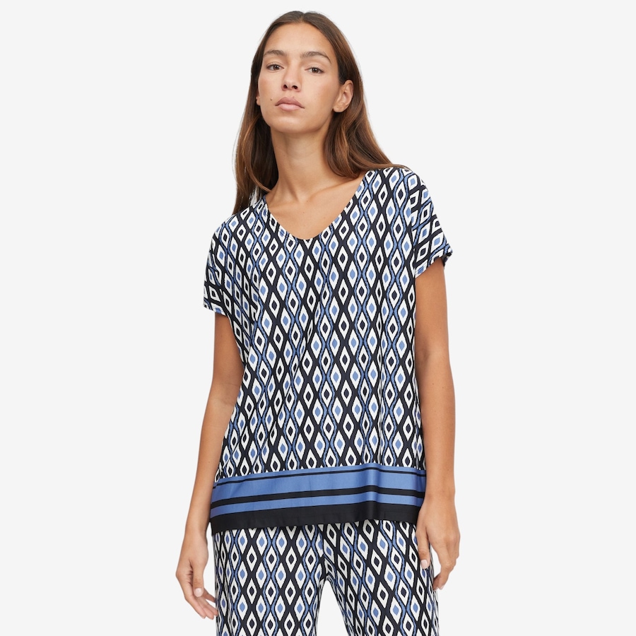 Kim & Co. Border Print Brazil Knit Jersey - TSC.ca