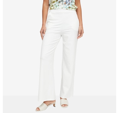 Kim &amp; Co. Deluxe Denim Knit Wide Leg Trouser with Pockets