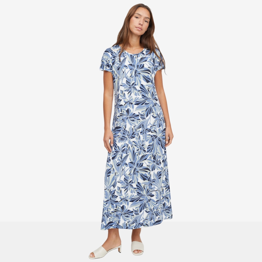 Image 121766_BLMU.jpg, Product 121-766 / Price $84.99, Kim & Co. Printed Brazil Knit Short Dolman Sleeve Maxi Dress from Kim & Co. on TSC.ca's Fashion department