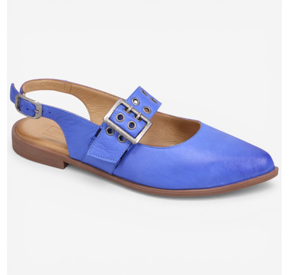 Image 121808_BLU.jpg, Product 121-808 / Price $179.95, Miz Mooz Freya Slingback Flat from Miz Mooz on TSC.ca's Shoes department