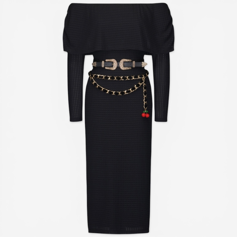 Image 121823_ALTMORE1.jpg, Product 121-823 / Price $129.88, Hilary MacMillan Geometric Knit Cowl Neck Dress from Hilary MacMillan on TSC.ca's Fashion department