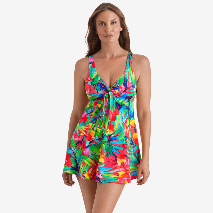 Image 121844_CHEGE.jpg, Product 121-844 / Price $175.00, Shape Solver Bow Front Swim Dress from Shape Solver on TSC.ca's Fashion department