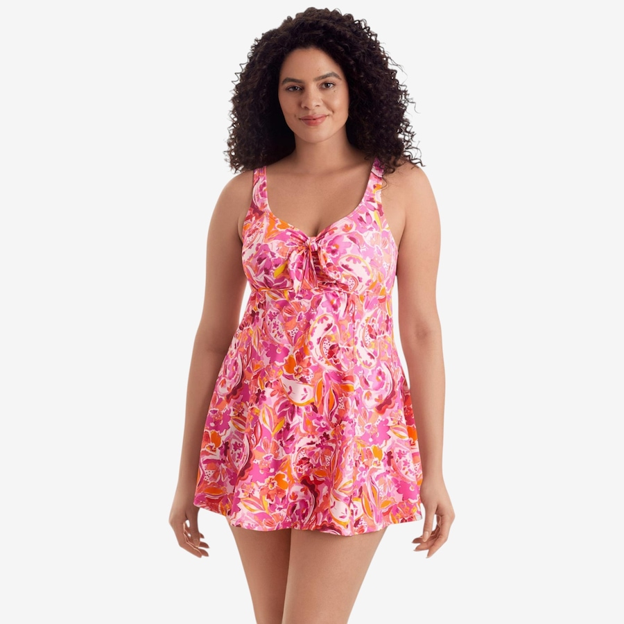 Image 121844_PICFL.jpg, Product 121-844 / Price $175.00, Shape Solver Bow Front Swim Dress from Shape Solver on TSC.ca's Fashion department