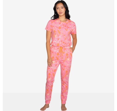 Latte Love Drop Shoulder Tee and Jogger Set