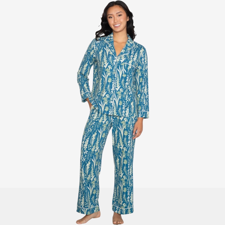 Image 121872_TEAGN.jpg, Product 121-872 / Price $79.88, Latte Love Long Sleeve Notch Collar Top and Pant Set from LATTELOVE on TSC.ca's Fashion department