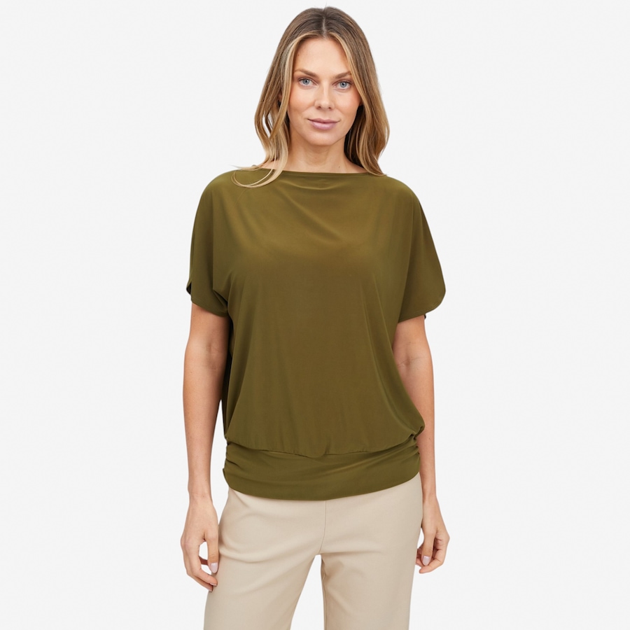 Image 121888_DEEOE.jpg, Product 121-888 / Price $49.88, Carrie O Ruffino Knit Carleigh Top from Carrie O on TSC.ca's Fashion department