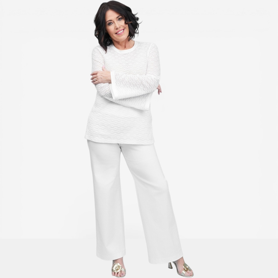 Image 121890_OWH.jpg, Product 121-890 / Price $79.99, Carrie-O Daisy Knit Top from Carrie O on TSC.ca's Fashion department