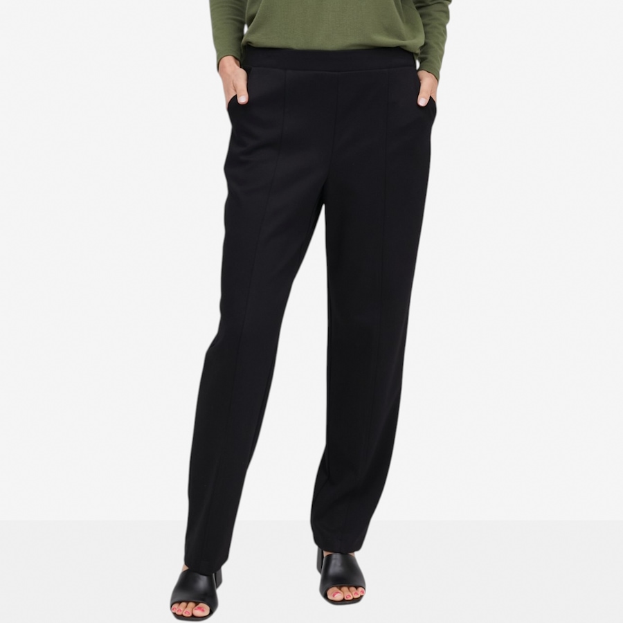 Image 121892_BLK.jpg, Product 121-892 / Price $99.99, Carrie-O Stretch Ponte Twill Straight Leg Pant from Carrie O on TSC.ca's Fashion department
